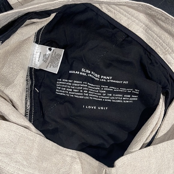 I love ugly slim Kobe pant in bone - Picture 4 of 5
